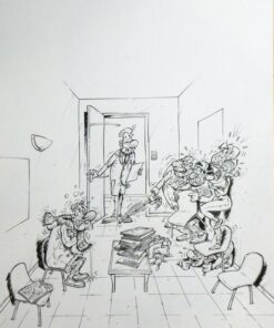 Les Toubibs   Couverture Tome 2   illustration Originale  Alain Sirvent Comic Art