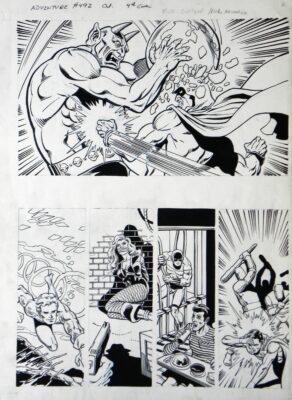 " ADVENTURE " - n° 492 - Quatrième de couverture - keik Giffen - Mike Decarlo
