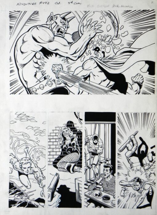 " ADVENTURE " - n° 492 - Quatrième de couverture - keik Giffen - Mike Decarlo