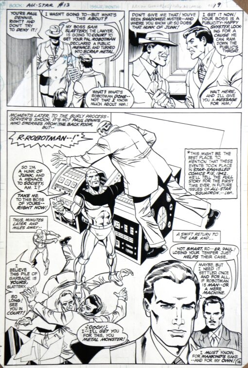 ALL-STAR - n° 13 - Planche Originale n° 16 - Adrian Gonzales - Mike Decarlo