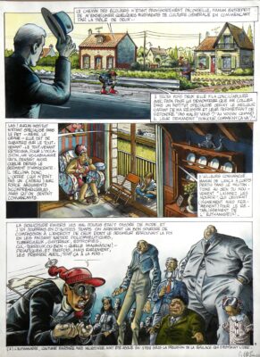 Au Fil du Rasoir - " Rafael la rafale" - Planche Originale - O'Groj