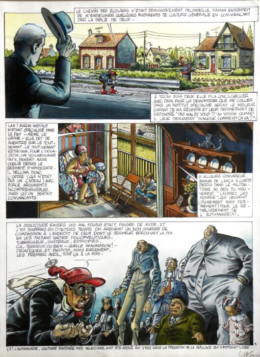 Au Fil du Rasoir - " Rafael la rafale" - Planche Originale - O'Groj