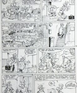 Les Toubibs   Dprime   Planche Originale  Alain Sirvent Comic Art