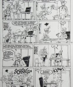 Les Toubibs   Hypocondrie   Planche Originale  Alain Sirvent Comic Art