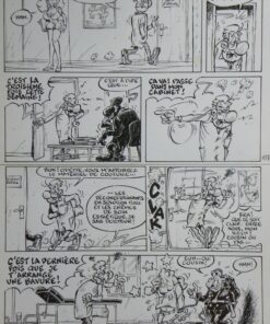 Les Toubibs   Bavure !   Planche Originale  Alain Sirvent Comic Art