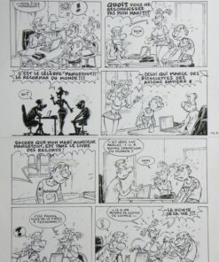 Les Toubibs   Noyau de Cerise   Planche Originale  Alain Sirvent Comic Art
