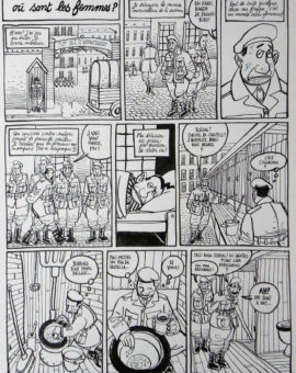 Jean-Claude Tergal –  » Où sont les femmes  » – 3 Pages – didier Tronchet Comic Art